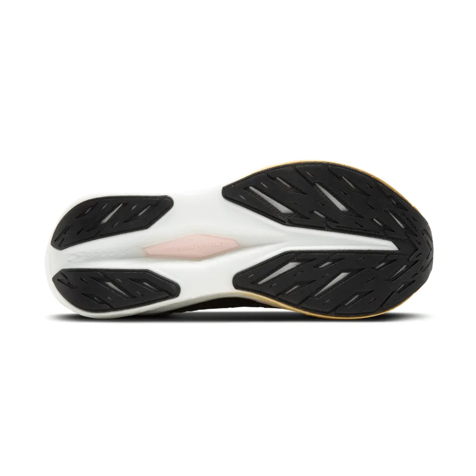 Brooks Damen Hyperion Max 2 Laufschuhe in Schwarz/Gold/Rosa SS25