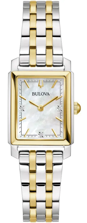 Bulova Uhren Bulova Diamant-Armband Damenuhr