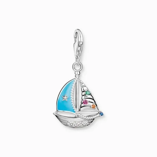 Charm Club Mehrfarbiges Segelboot-Charm 1927-340-7 Thomas Sabo Sammel-Charms