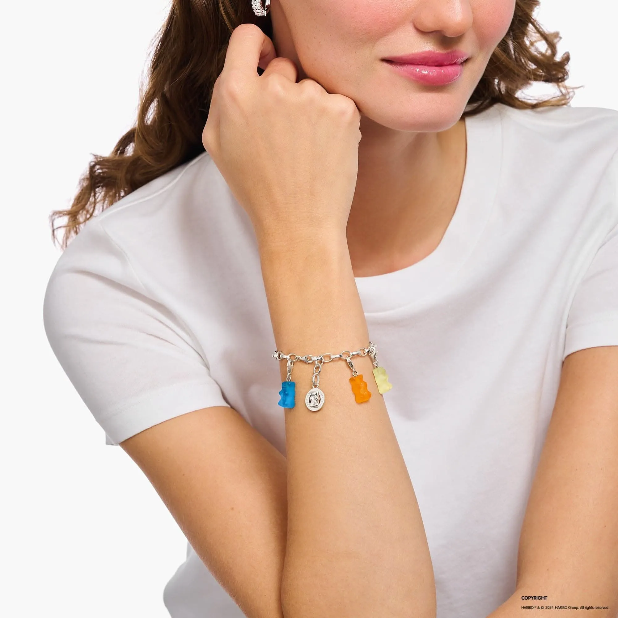 Charmista HARIBO Blue Goldbären Charm Anhänger 2181-017-1 Thomas Sabo Sammel-Charms