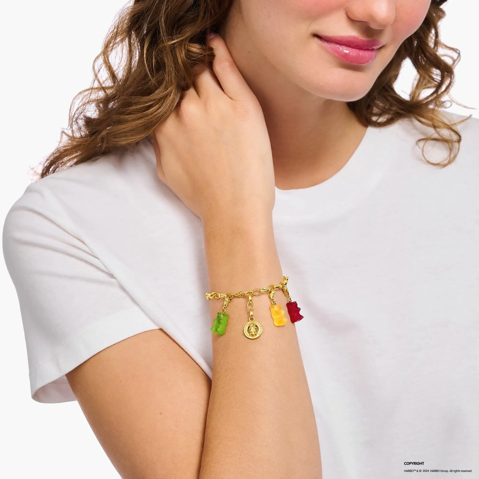 Charmista HARIBO Goldbären Grün Anhänger 2192-413-6 Thomas Sabo Sammelbare Charms