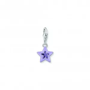Charmista Sterling Silber Violett Emaille Stern Charm 2039-041-13 Thomas Sabo Sammelcharms
