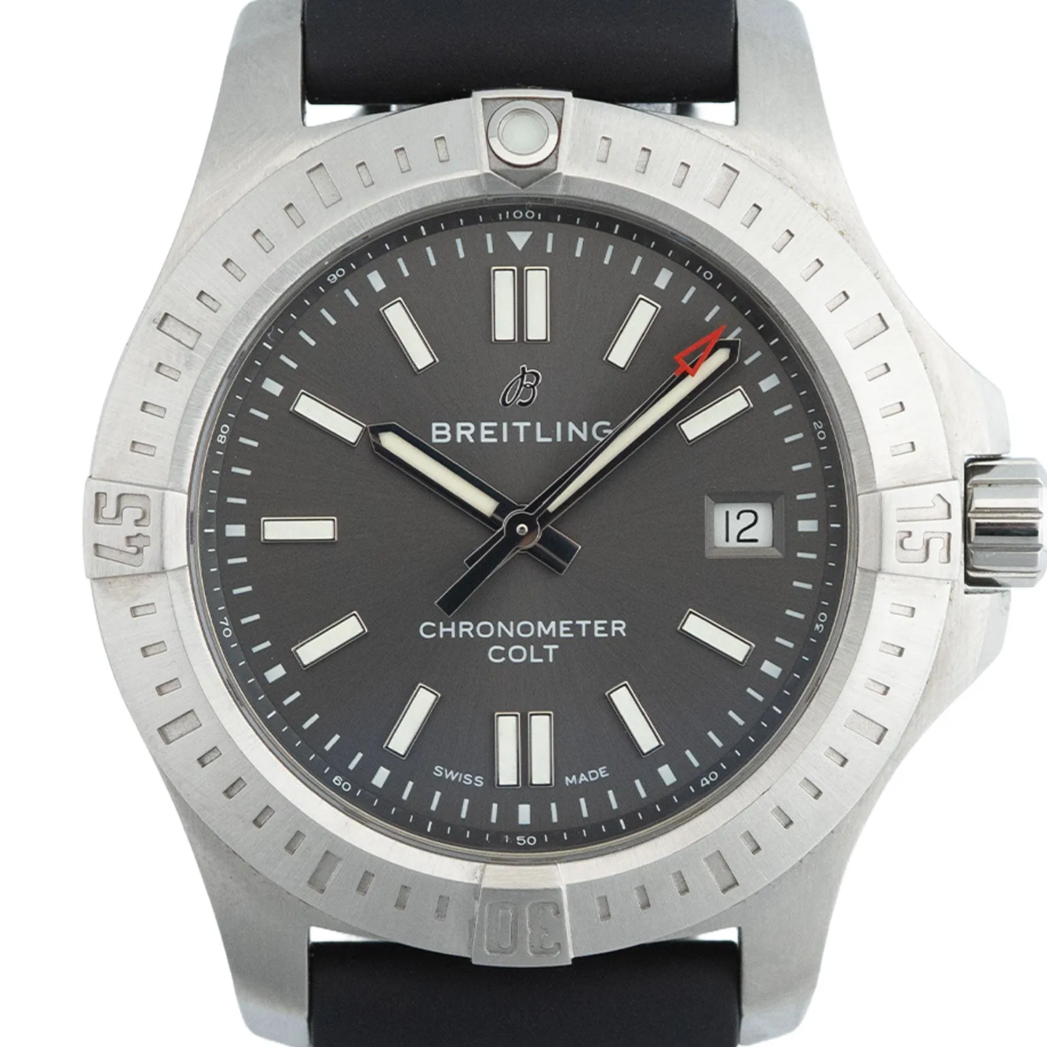 Chronomat Colt 41mm Graues Zifferblatt - A17313101F1X1