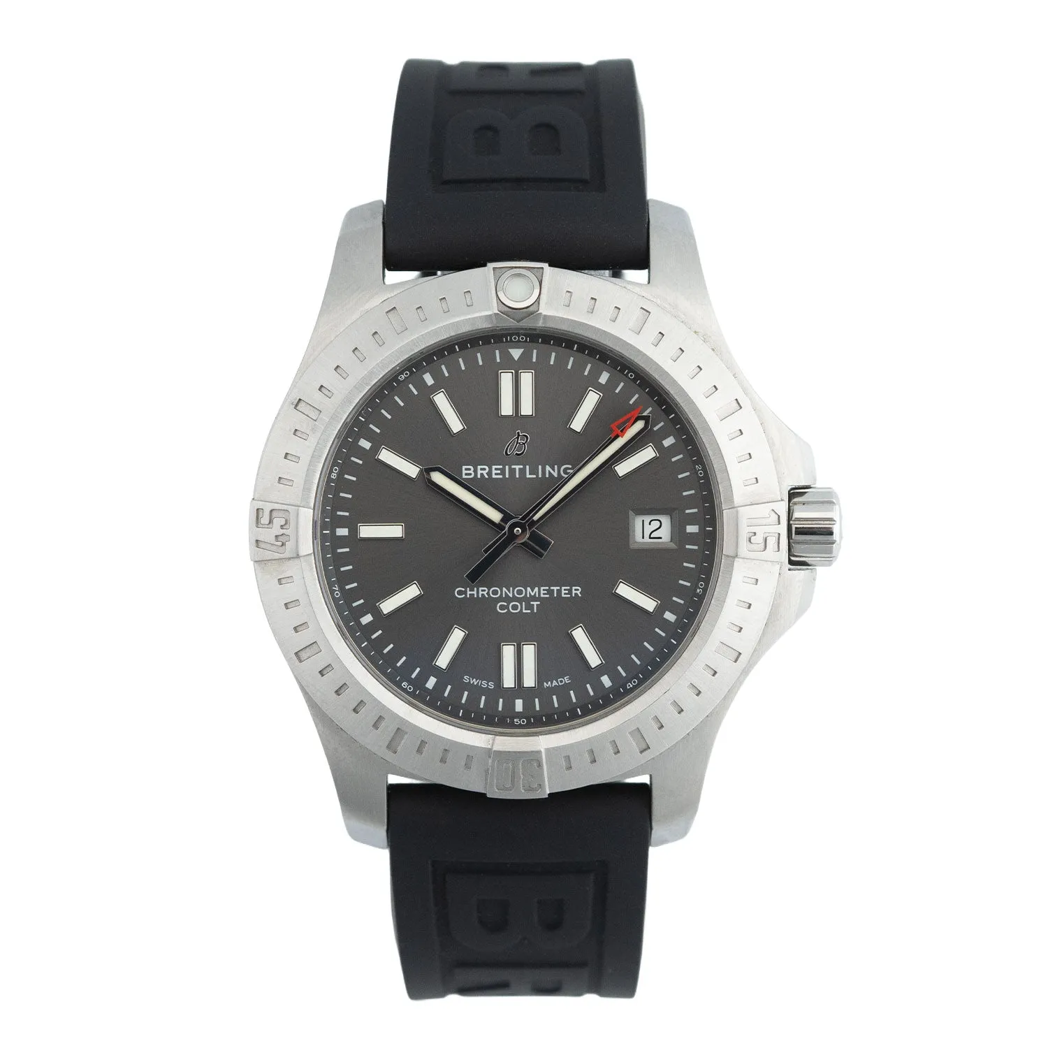 Chronomat Colt 41mm Graues Zifferblatt - A17313101F1X1