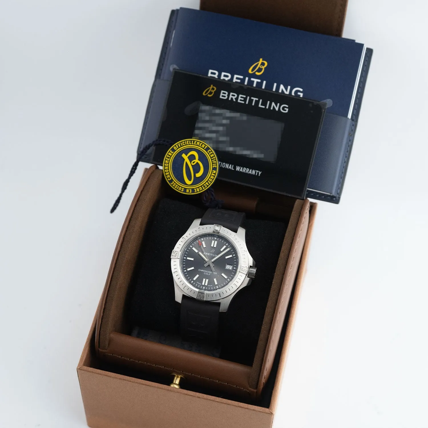 Chronomat Colt 41mm Graues Zifferblatt - A17313101F1X1
