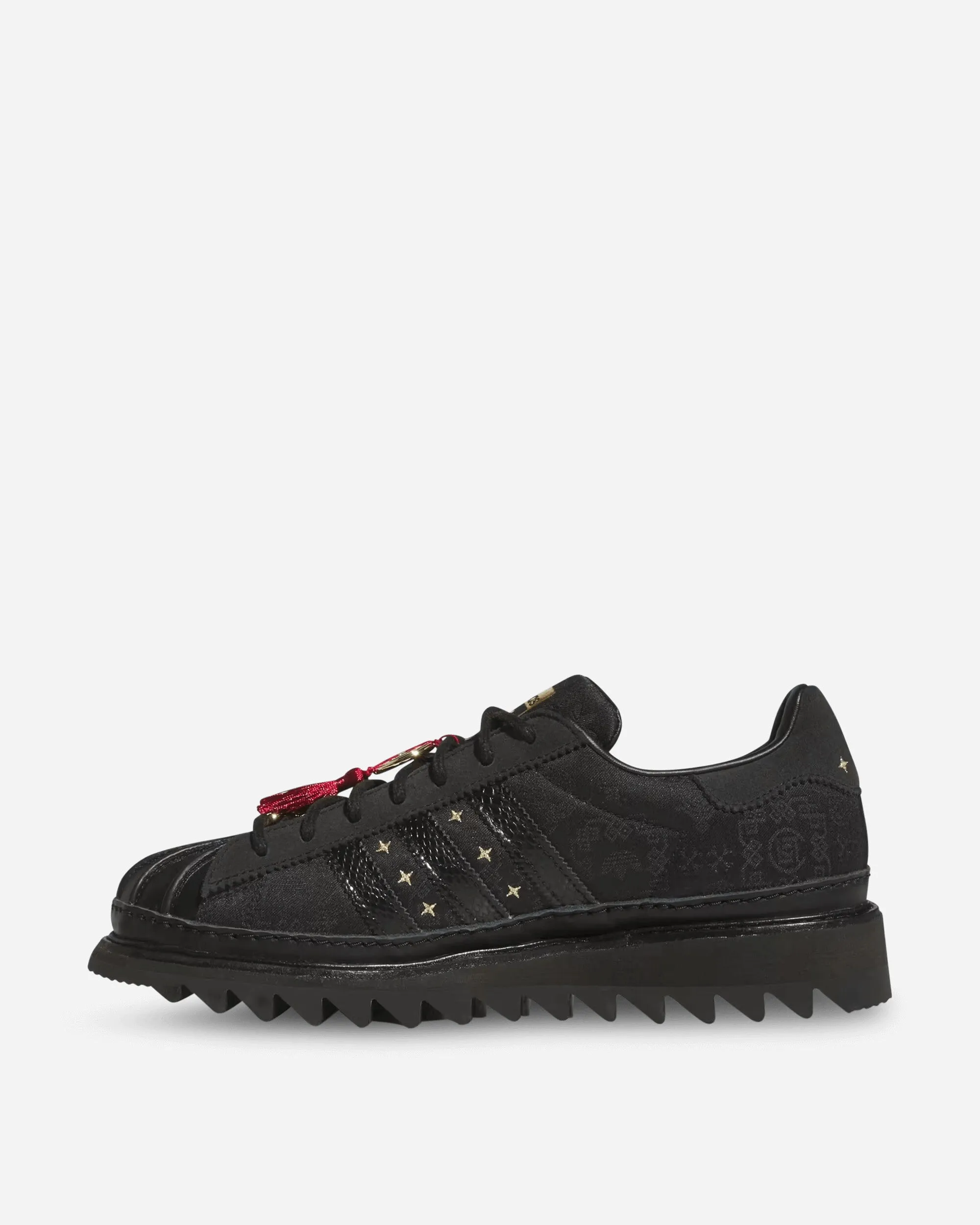 CLOT By Edison Chen Superstar Sneakers Kern Schwarz