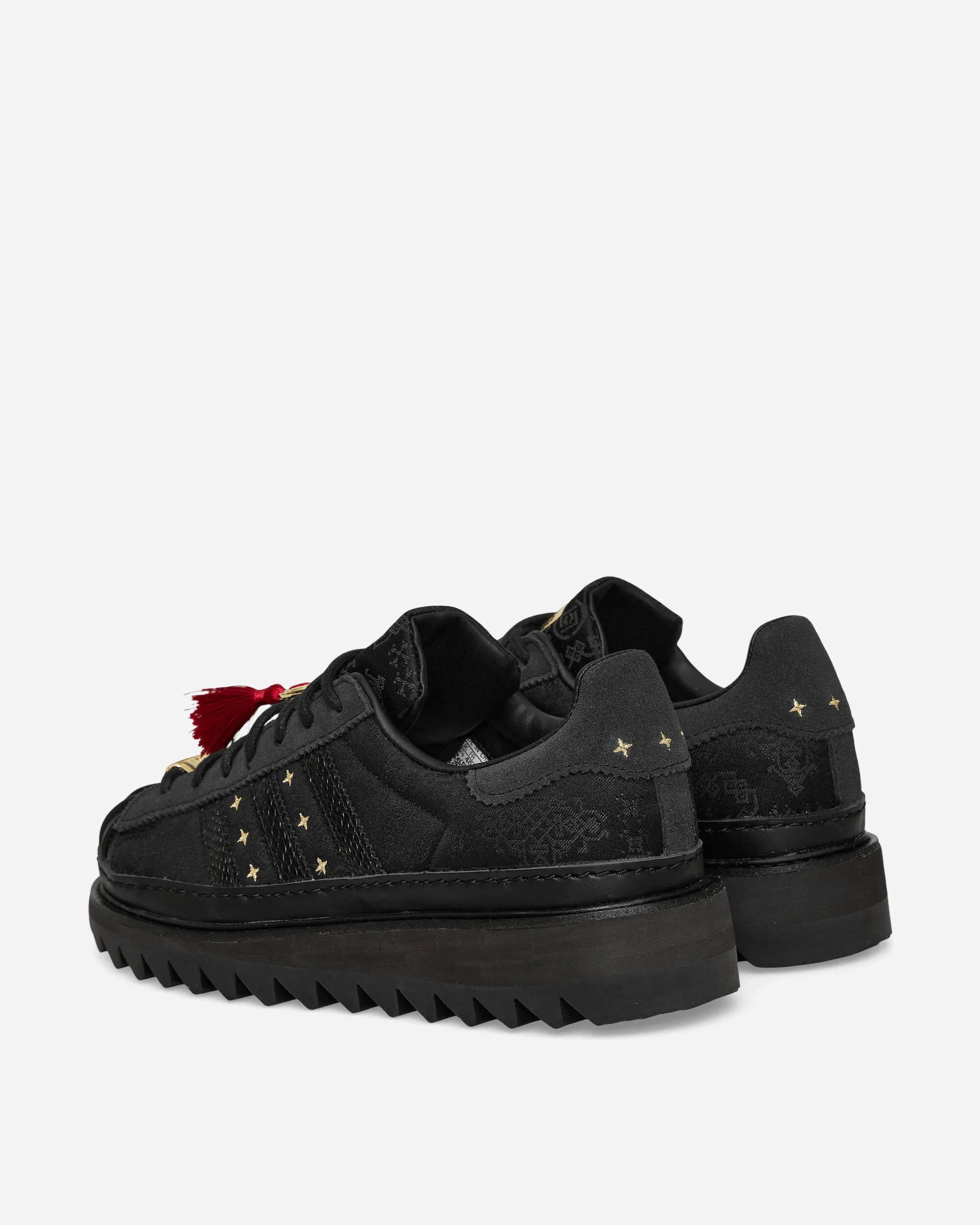 CLOT By Edison Chen Superstar Sneakers Kern Schwarz