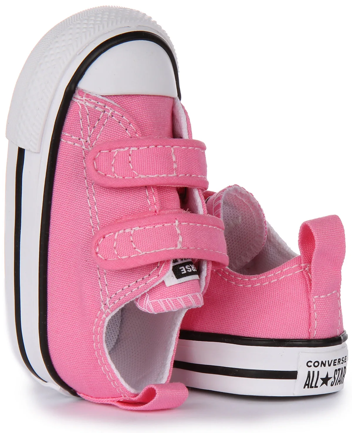 Converse All Star 709447C Klettverschluss mit 2 Riemen in Rosa für Babyschuhe Converse