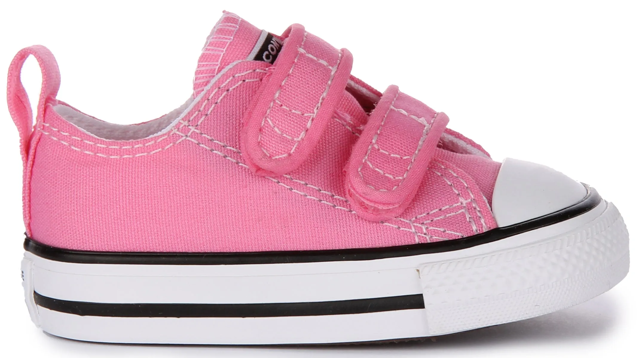 Converse All Star 709447C Klettverschluss mit 2 Riemen in Rosa für Babyschuhe Converse
