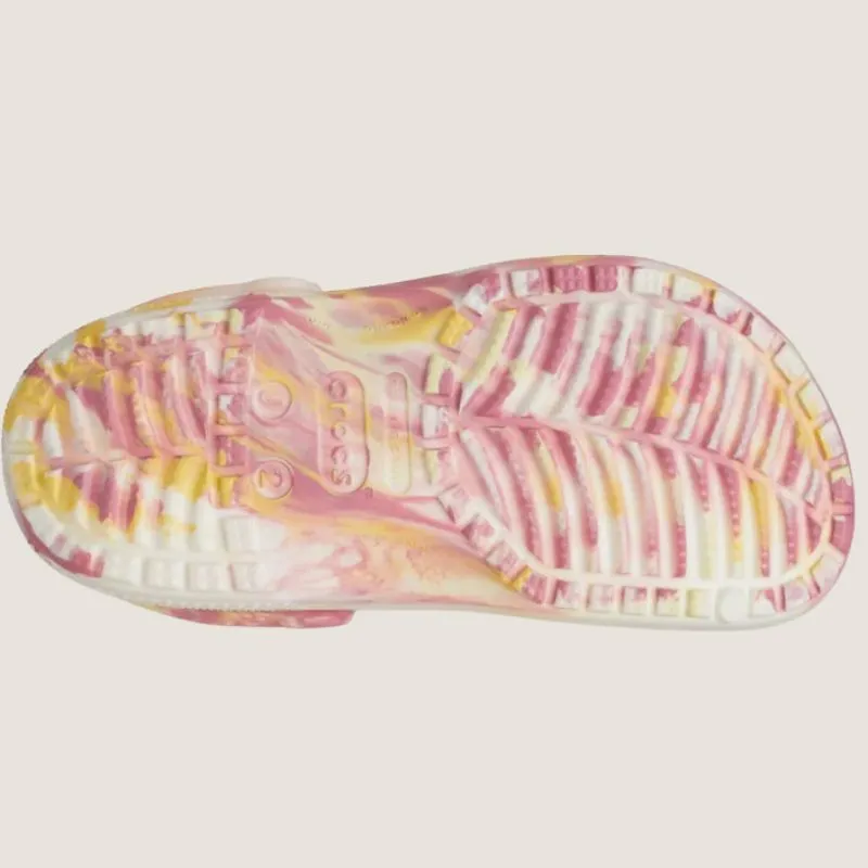Crocs Kids Classic Glow Marmorierte Clogs_Crocs