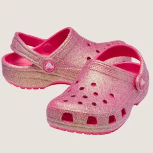 Crocs Kids Classic Irisierender Glitzer Clog Schuhe_Crocs