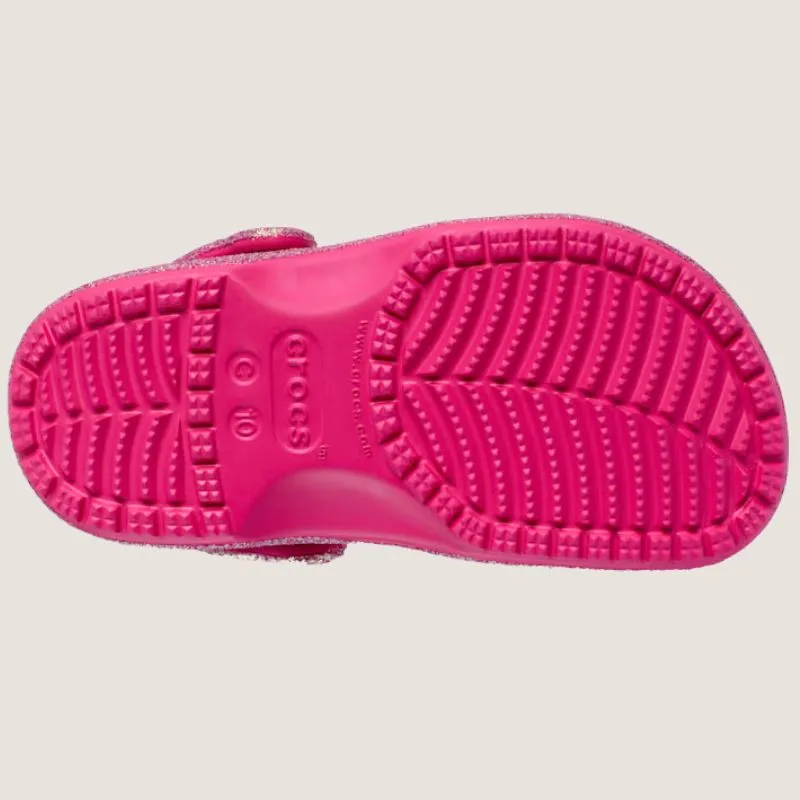 Crocs Kids Classic Irisierender Glitzer Clog Schuhe_Crocs