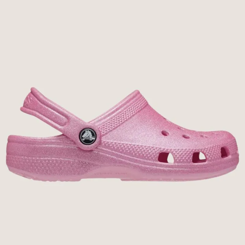 Crocs Kleinkind Classic Glitzer Clog Schuhe_Crocs