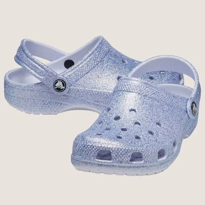 Crocs Kleinkind Classic Glitzer Clog Schuhe_Crocs