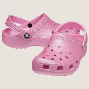Crocs Kleinkind Classic Glitzer Clog Schuhe_Crocs
