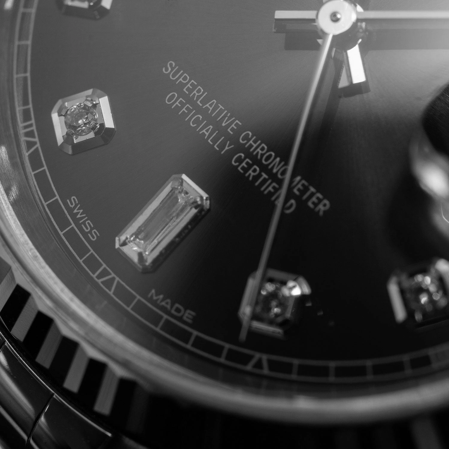 Datejust 36mm Grey Baguette Diamond Dial 1990 - 16234
