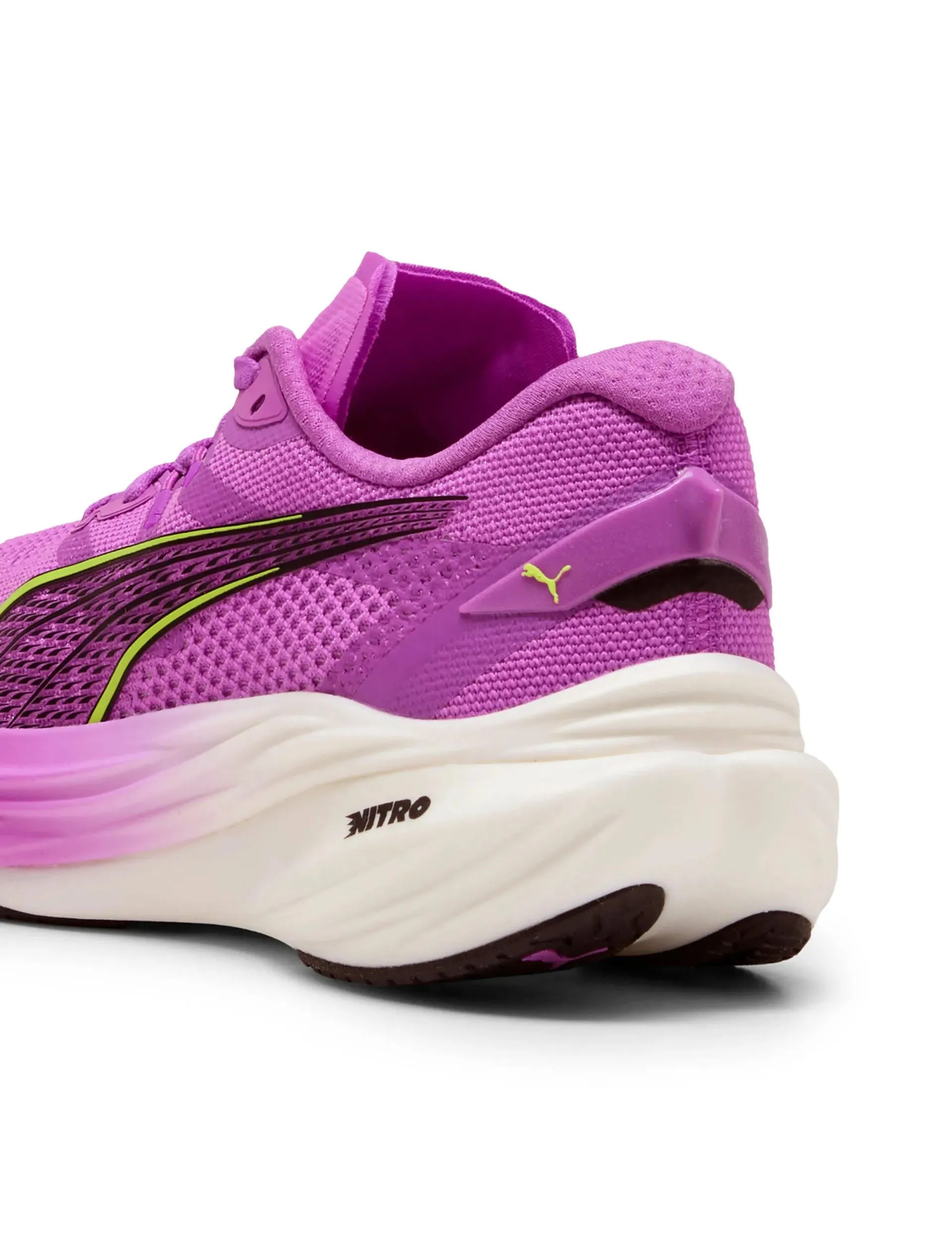 Deviate NITRO 3 Laufschuhe - Reines Magenta/Gelbe Warnung/Weiß