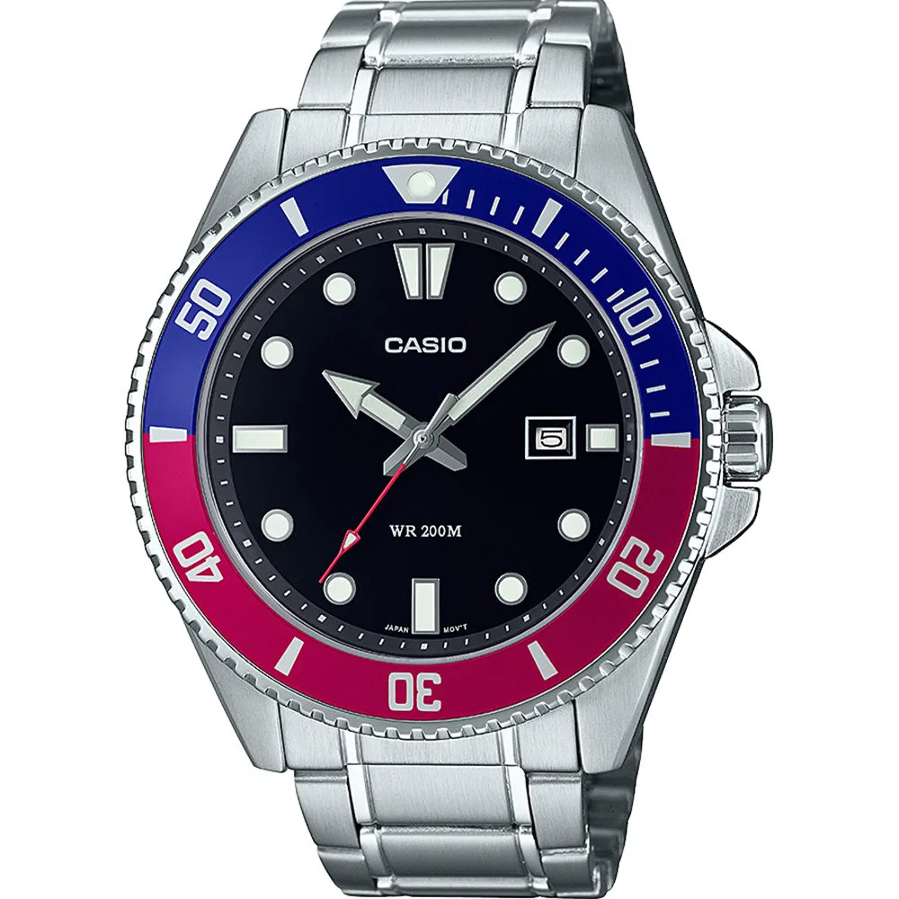 Taucheruhren für Herren Casio MDV107D-1A3 Taucheruhr
