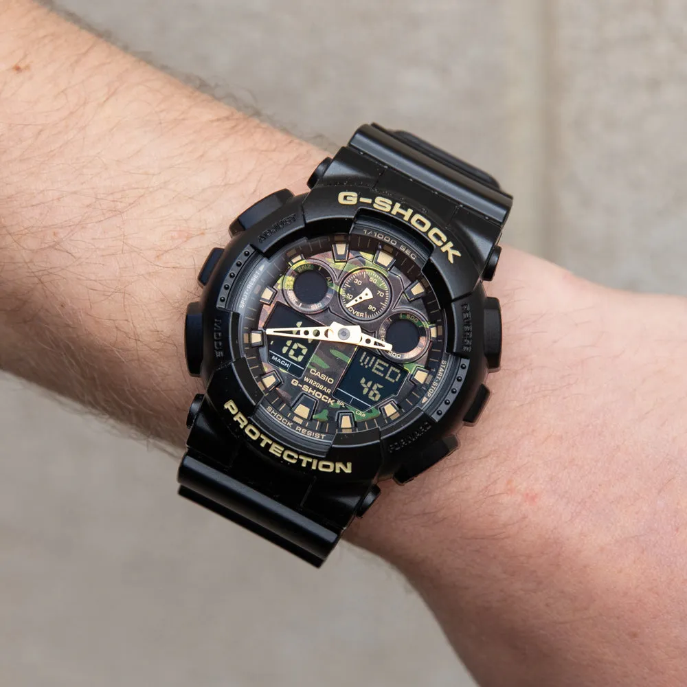 Taucheruhren für Herren G-Shock Tarnung GA100CF-1A9