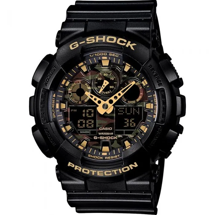 Taucheruhren für Herren G-Shock Tarnung GA100CF-1A9