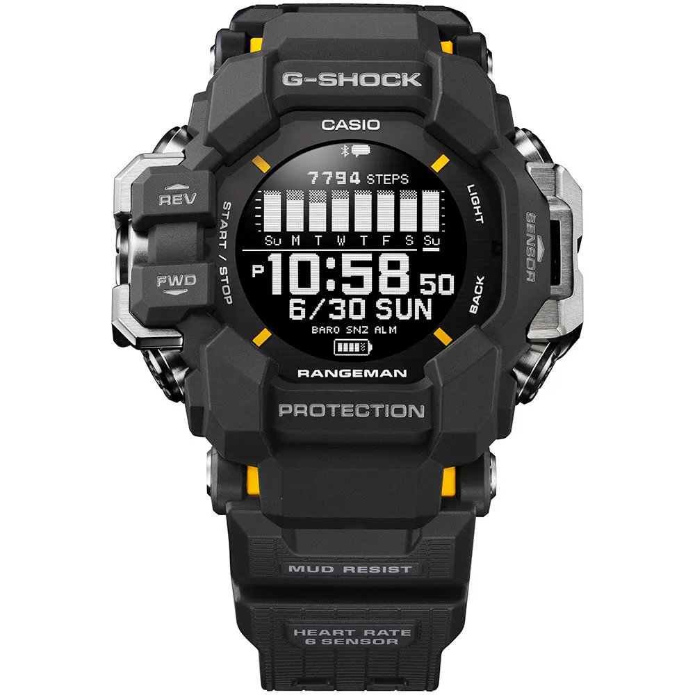 Taucheruhren für Herren G-Shock GPRH1000-1D GPS Rangeman schwarze Uhr