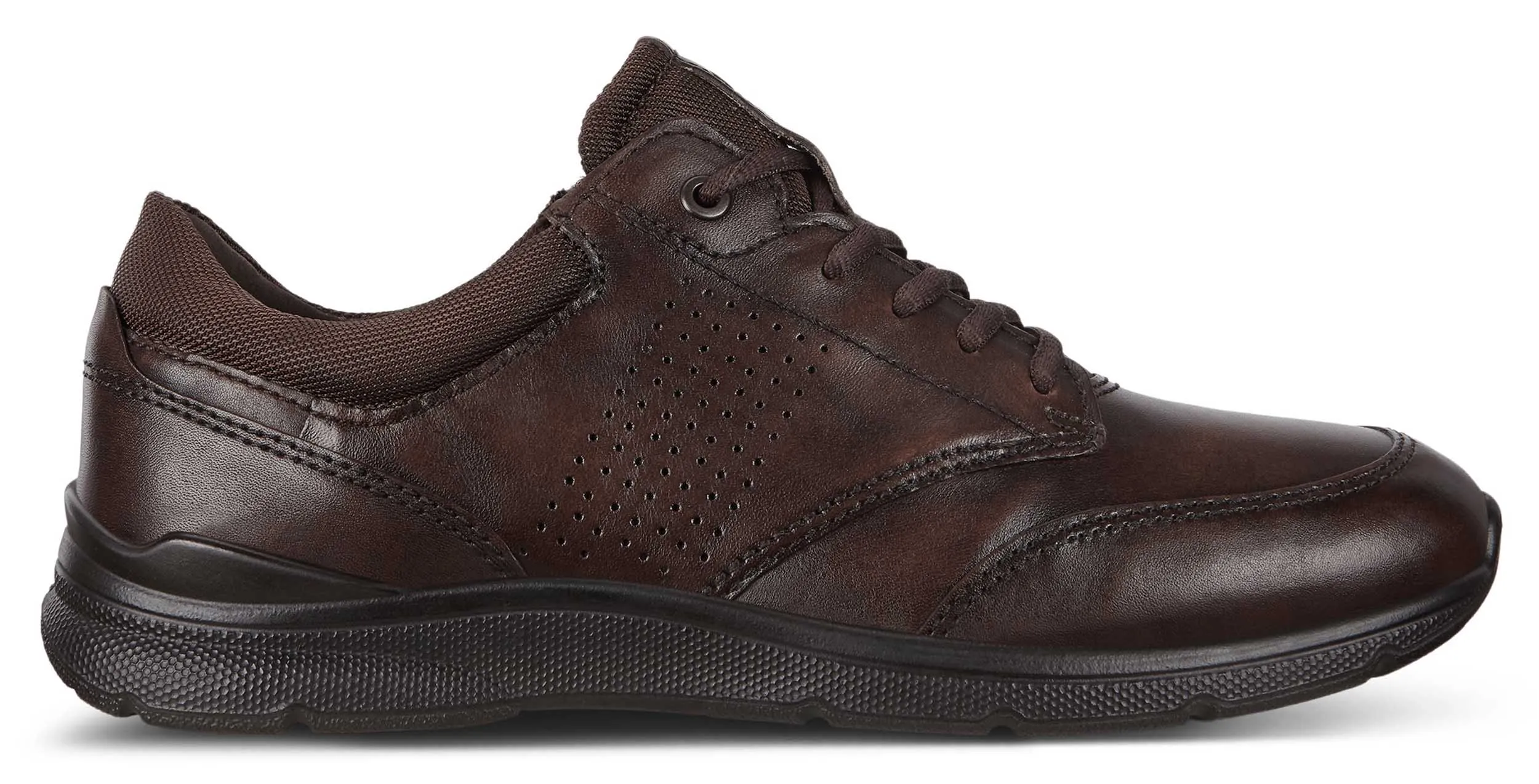 Ecco Irving Herren-Lederschuh mit Schnürsenkeln im Trainer-Stil 511734-55738 ecco Schuhe