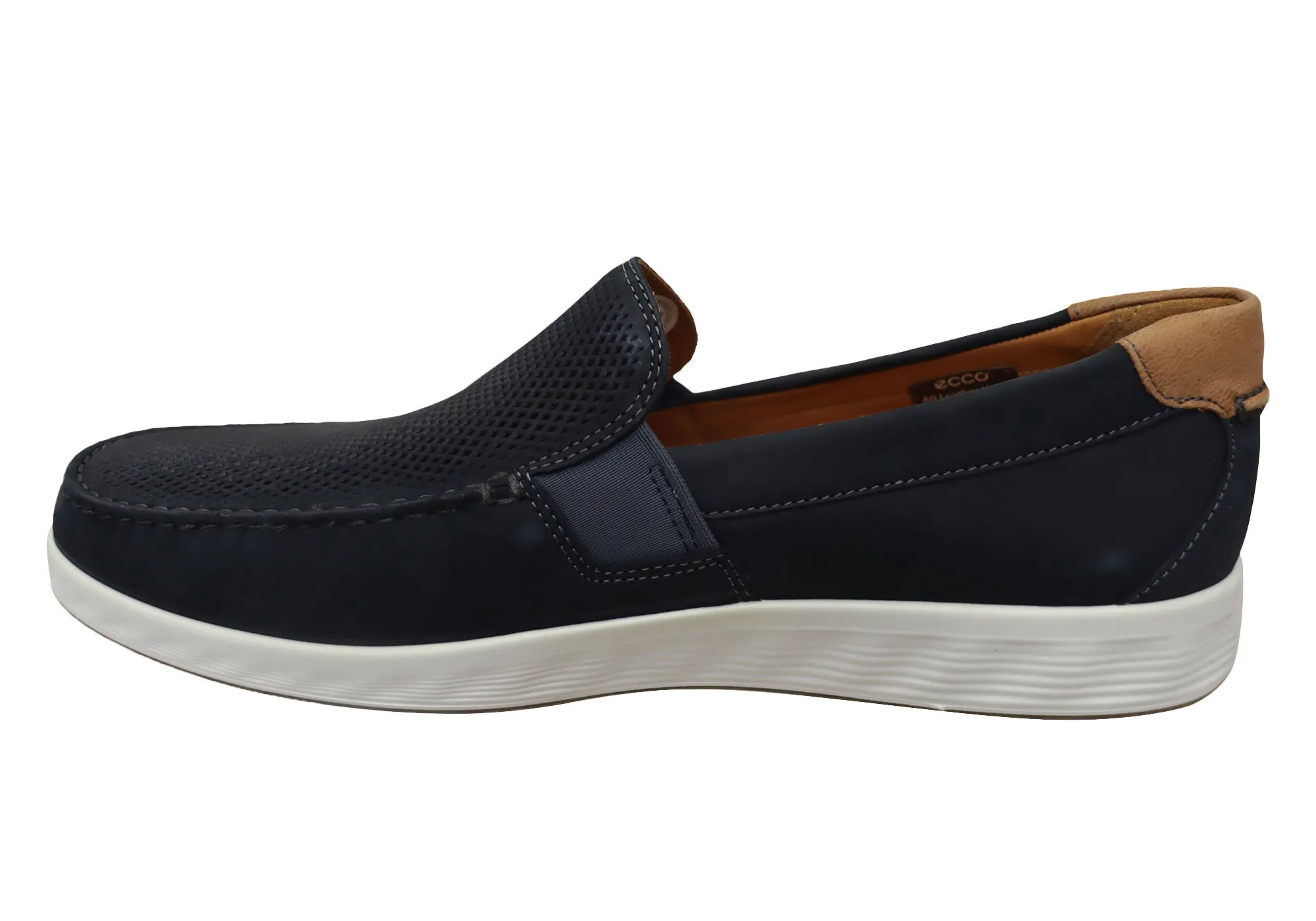 ECCO Herren S Lite Moc Bequeme Leder Freizeit Loafers Schuhe ecco Schuhe