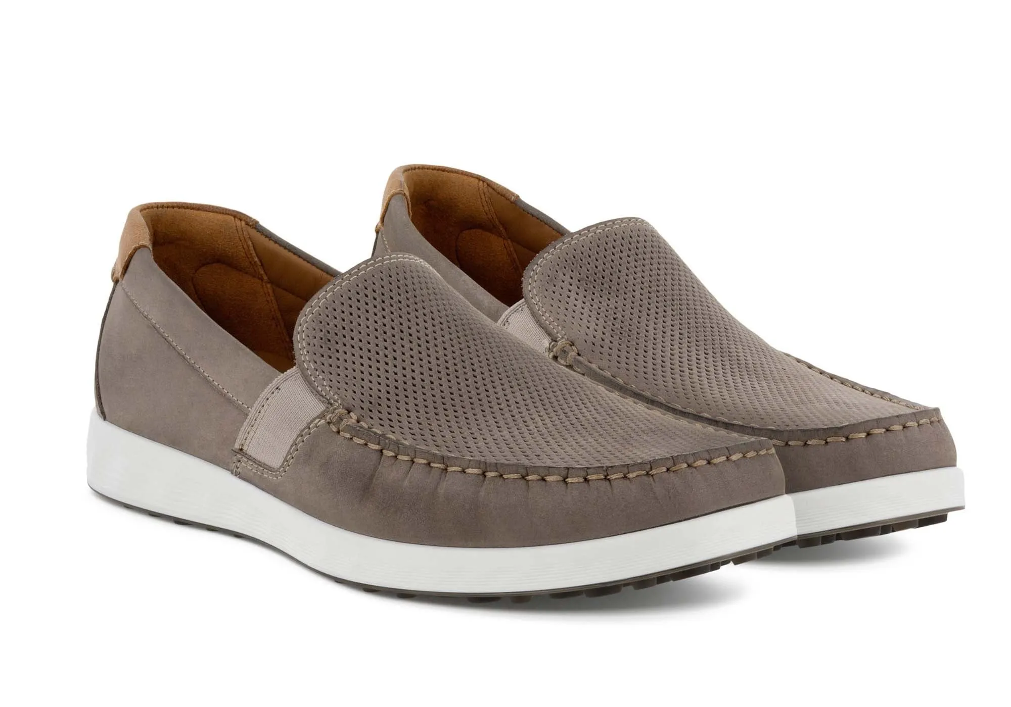 ECCO Herren S Lite Moc Bequeme Leder Freizeit Loafers Schuhe ecco Schuhe