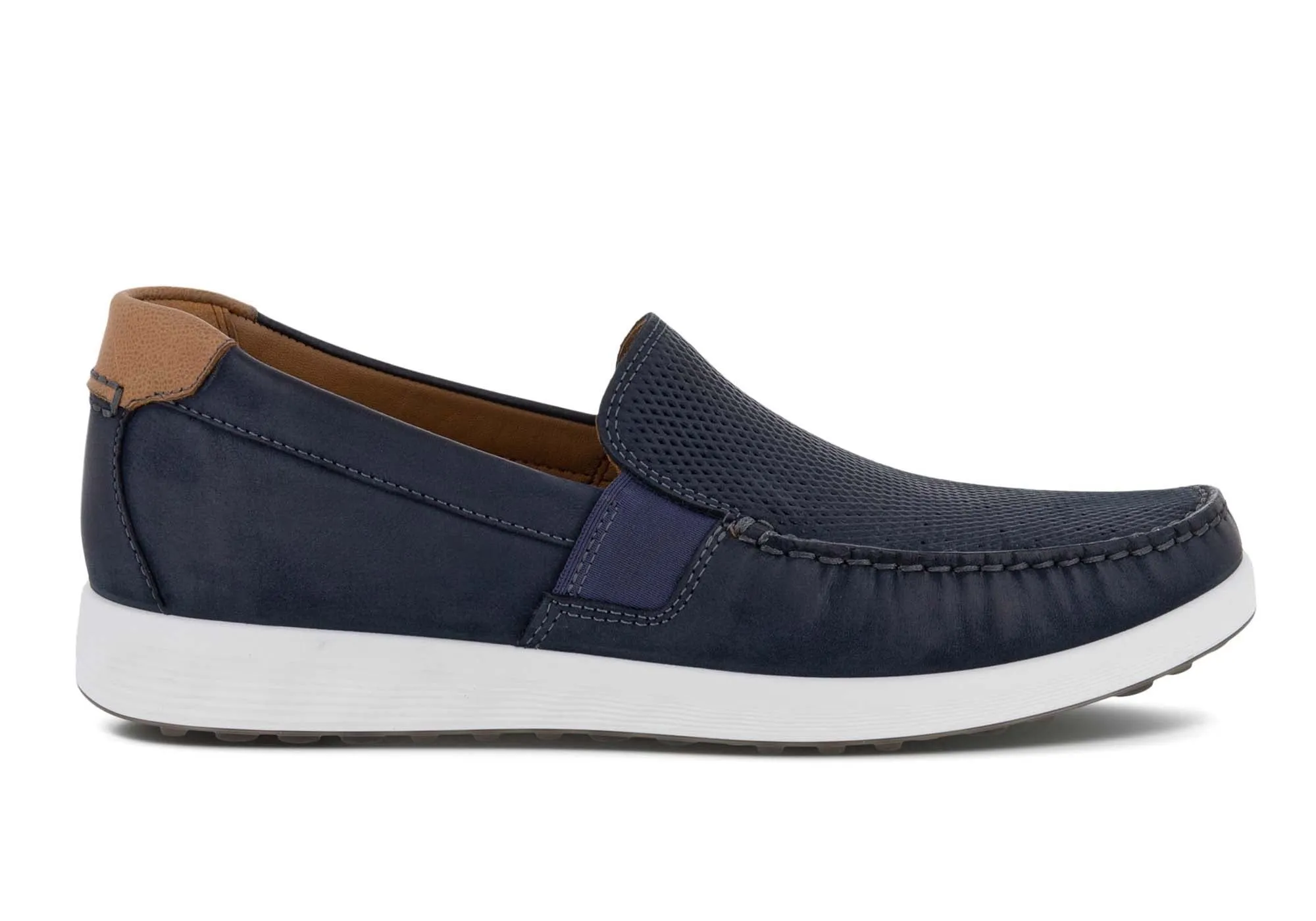 ECCO Herren S Lite Moc Bequeme Leder Freizeit Loafers Schuhe ecco Schuhe