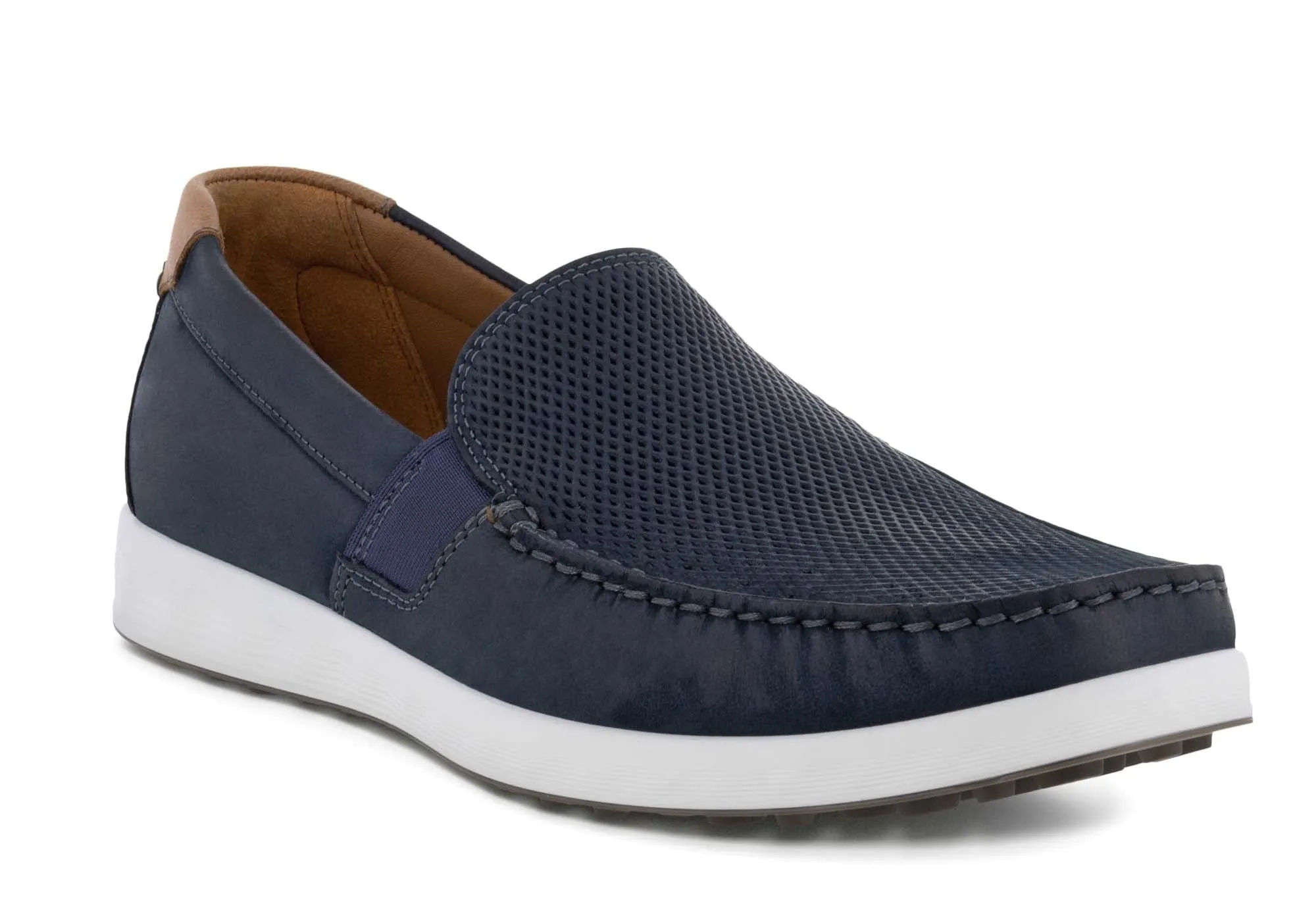 ECCO Herren S Lite Moc Bequeme Leder Freizeit Loafers Schuhe ecco Schuhe