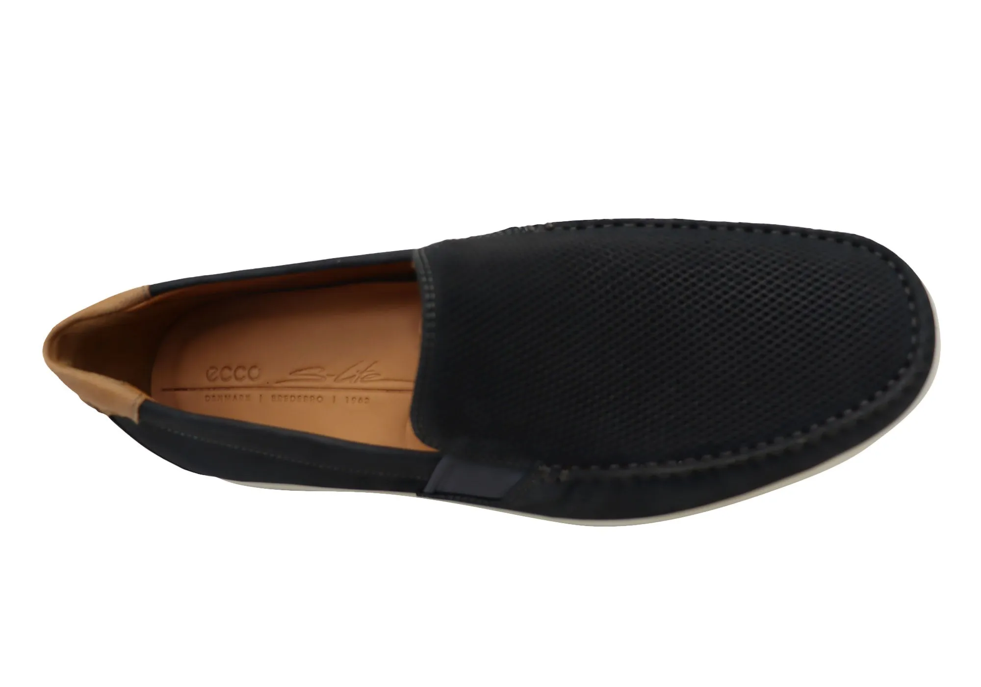 ECCO Herren S Lite Moc Bequeme Leder Freizeit Loafers Schuhe ecco Schuhe
