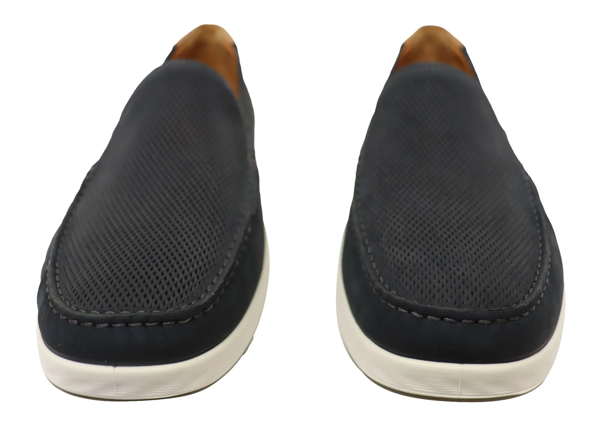 ECCO Herren S Lite Moc Bequeme Leder Freizeit Loafers Schuhe ecco Schuhe