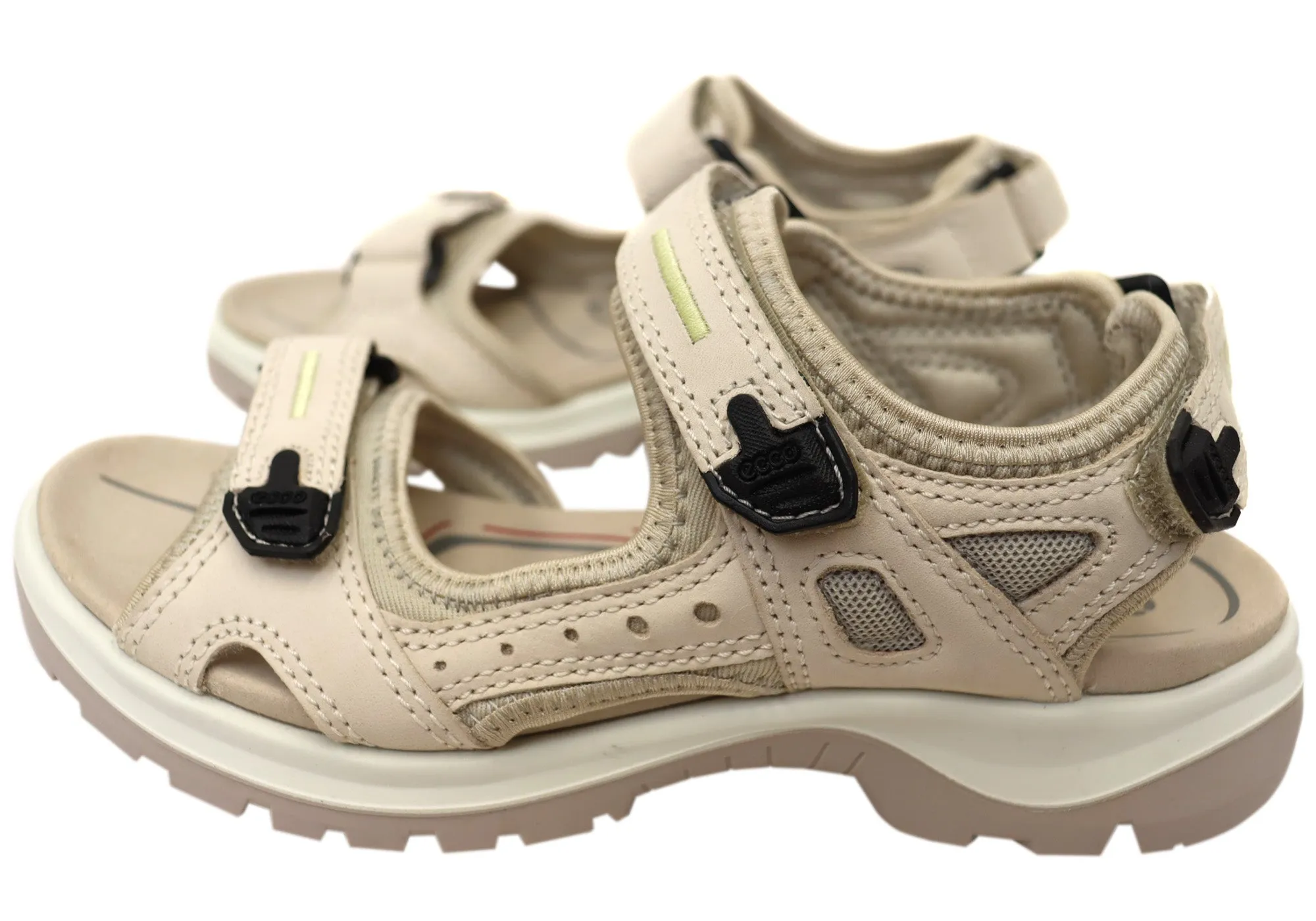 ECCO Damen Offroad Komfort Leder Sandalen mit verstellbarer Passform ECCO Schuhe