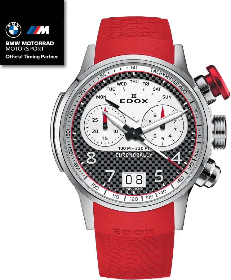 Edox Uhren Edox Chronorally Chronograph BMW Limitierte Auflage Uhr