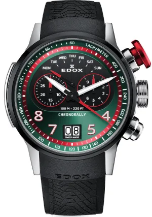 Edox Uhren Edox Chronorally Chronograph Titanium Uhr