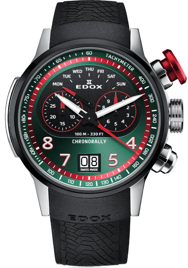 Edox Uhren Edox Chronorally Chronograph Titanium Uhr