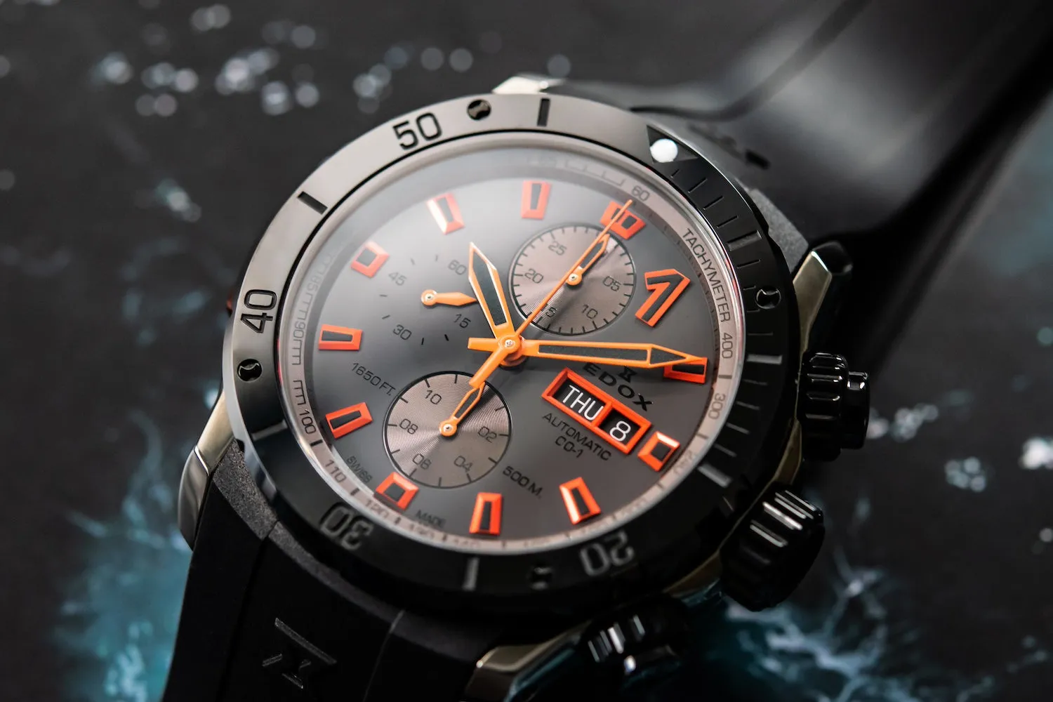 Edox Uhren Edox CO-1 Automatische Chronographenuhr