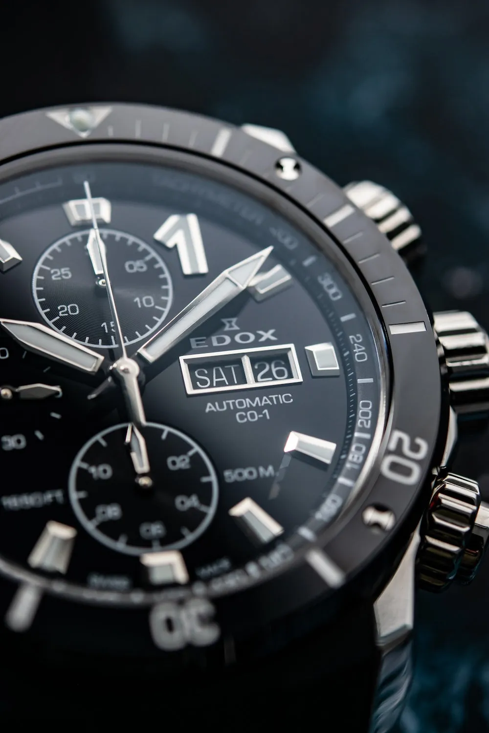 Edox Uhren Edox CO-1 Automatische Chronographenuhr