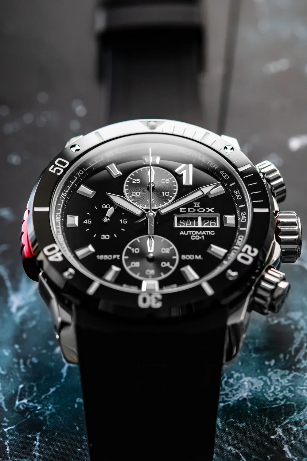 Edox Uhren Edox CO-1 Automatische Chronographenuhr