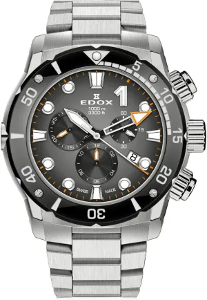 Edox Uhren Edox CO-1 Chrono Quarz Titan Armbanduhr