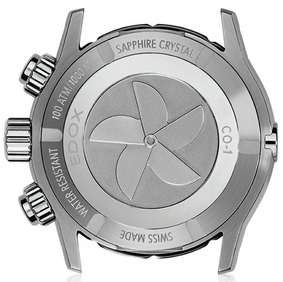 Edox Uhren Edox CO-1 Chrono Quarz Titan Armbanduhr