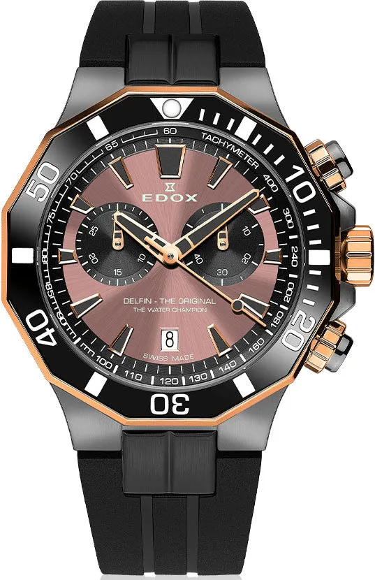 Edox Uhren Edox Delfin Der Originale Chronograph Herrenuhr