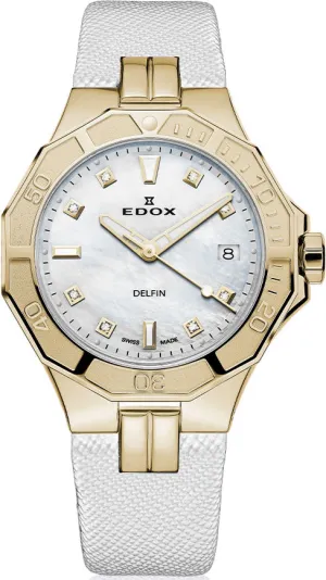 Edox Uhren Edox Delfin The Original Lady Quarz Uhr mit 3 Zeigern