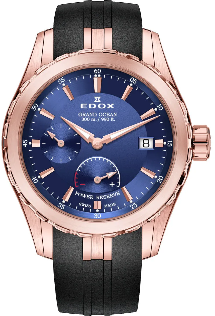 Edox Uhren Edox Grand Ocean Power Reserve Kleine Sekunde Uhr