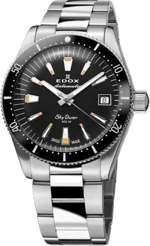 Edox Uhren Edox Skydiver 38 Datum Automatikuhr