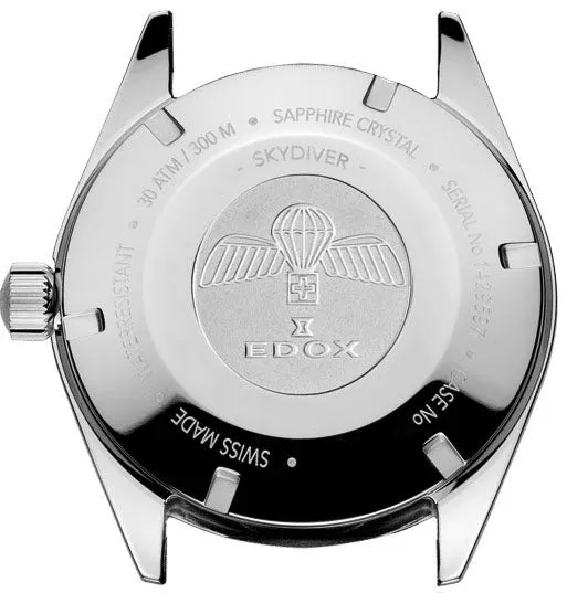 Edox Uhren Edox Skydiver 38 Datum Automatikuhr
