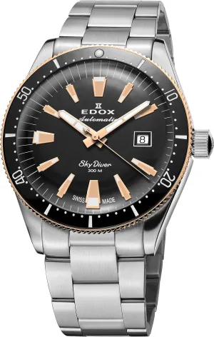 Edox Uhren Edox SkyDiver Datum Automatikuhr