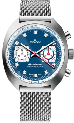 Edox Uhren Edox Sportman Automatik Chrono Limitierte Auflage Uhr