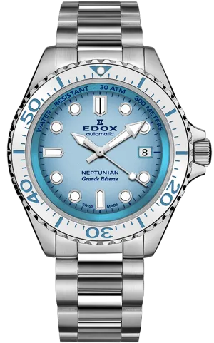 Edox Uhren Edox Neptunian Grande Reserve Blau