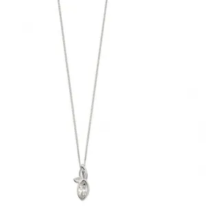 Elements Silber Silber Und Navette Kristall Swarovski Blätter Anhänger P4680C Anfänge Schmuck